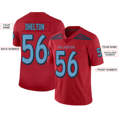 Custom Tennessee Titans Stitched American Football Jerseys Personalize Birthday Gifts Red Jersey