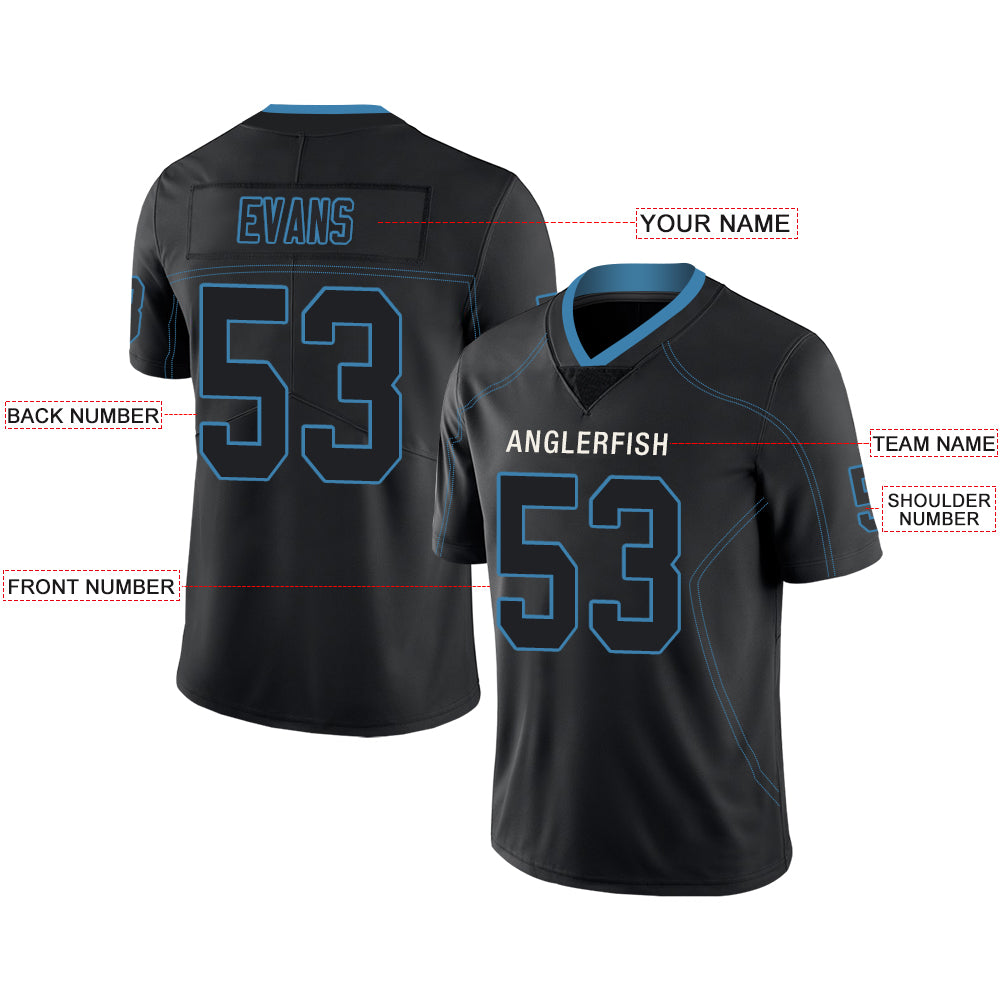 Custom Tennessee Titans Stitched American Football Jerseys Personalize Birthday Gifts Black Jersey