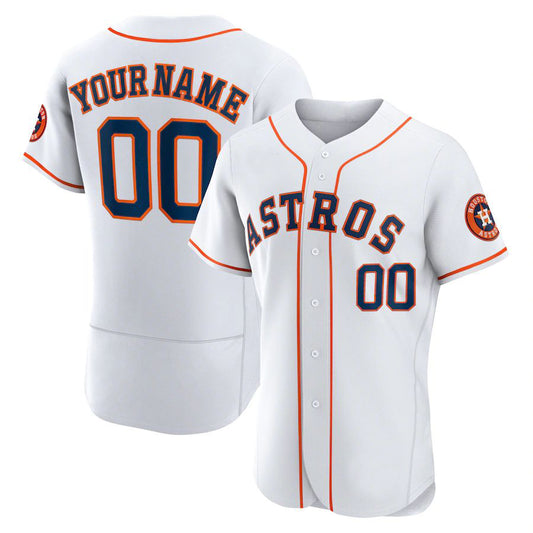 Custom Baseball White Houston Astros Jerseys Stitched Letter And Numbers Mesh for Men Women Youth Button Down Jersey