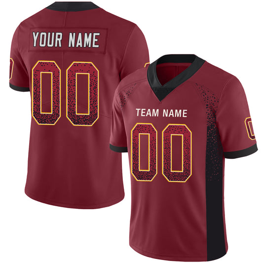 Custom Washington Redskins Stitched American Football Jerseys Personalize Birthday Gifts Red Jersey