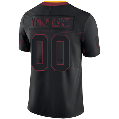 Custom Washington Redskins Stitched American Football Jerseys Personalize Birthday Gifts Black Jersey